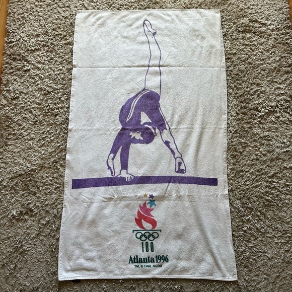 Other - Cannon Olympic Games Collection 52”x30” 1996 Atlanta Olympics Gymnastics Towel